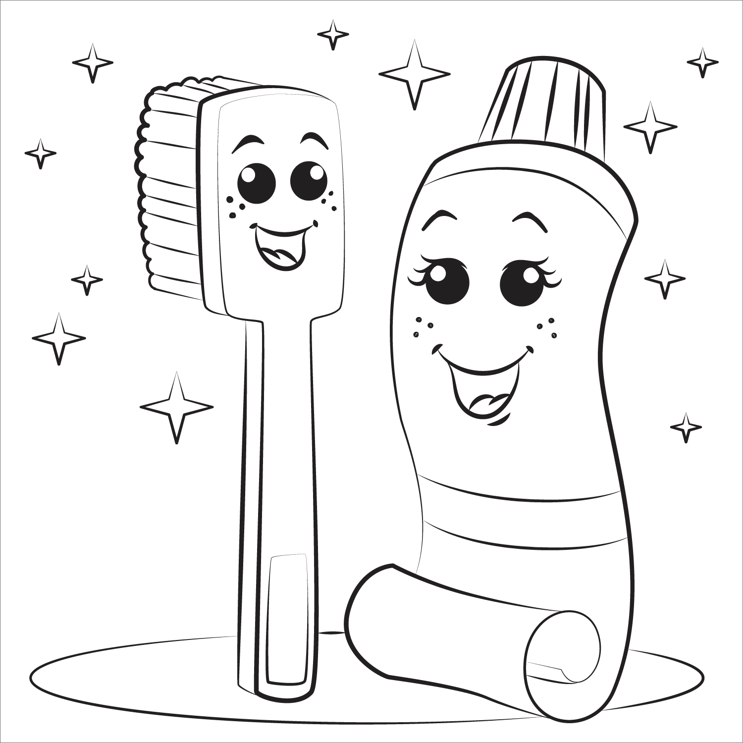 Desenho de Dentes para imprimir