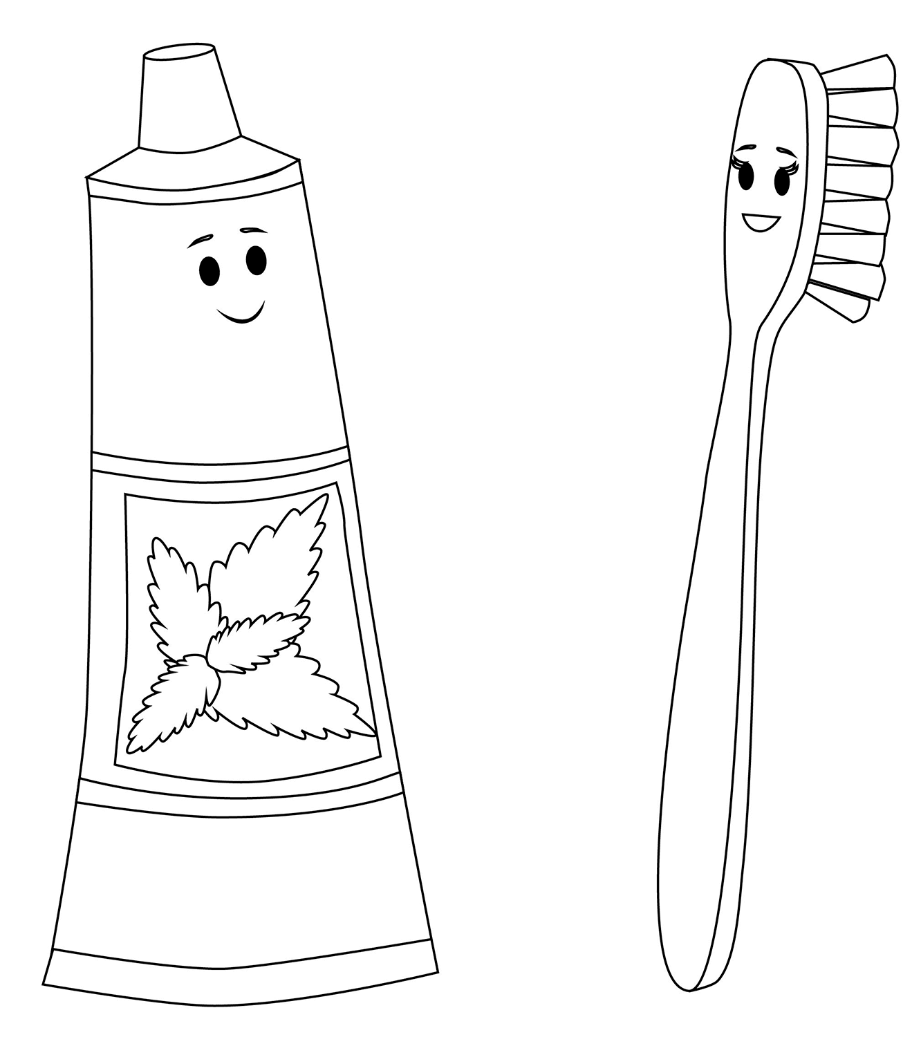 Desenho de Dentes para imprimir