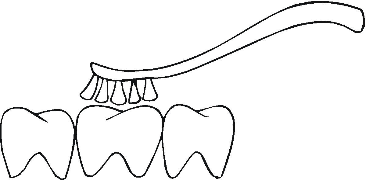 Desenho de Dentes para imprimir