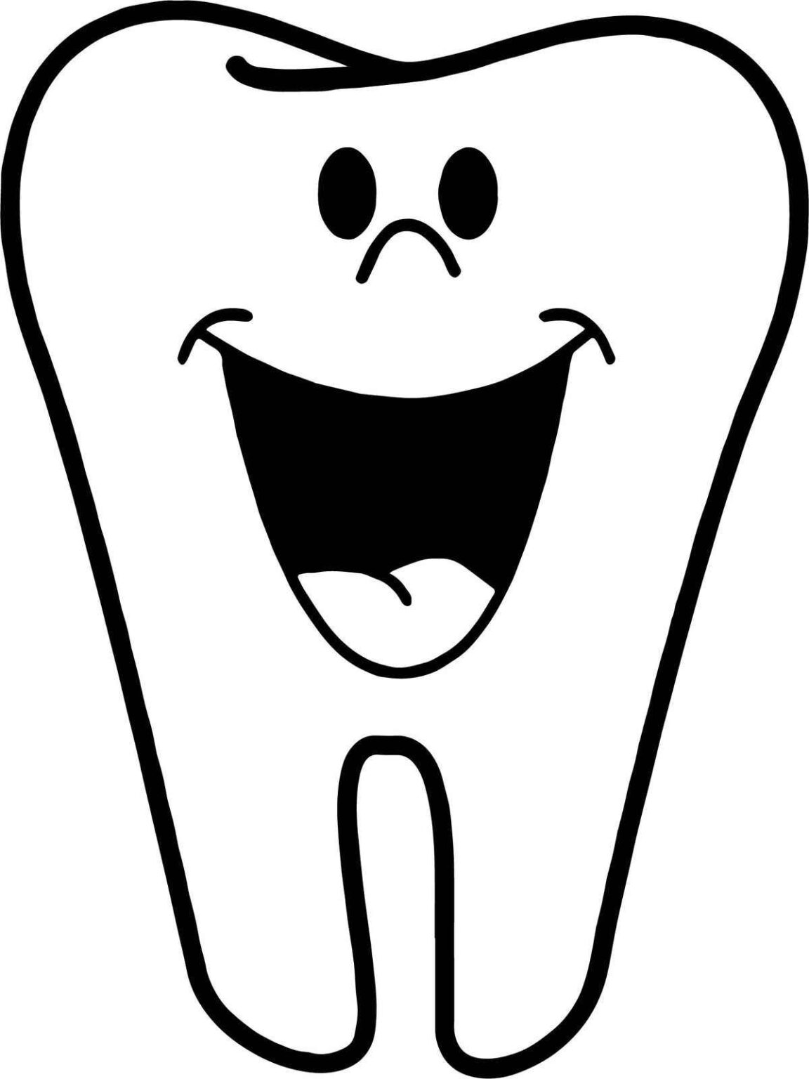 Desenho de Dentes para imprimir