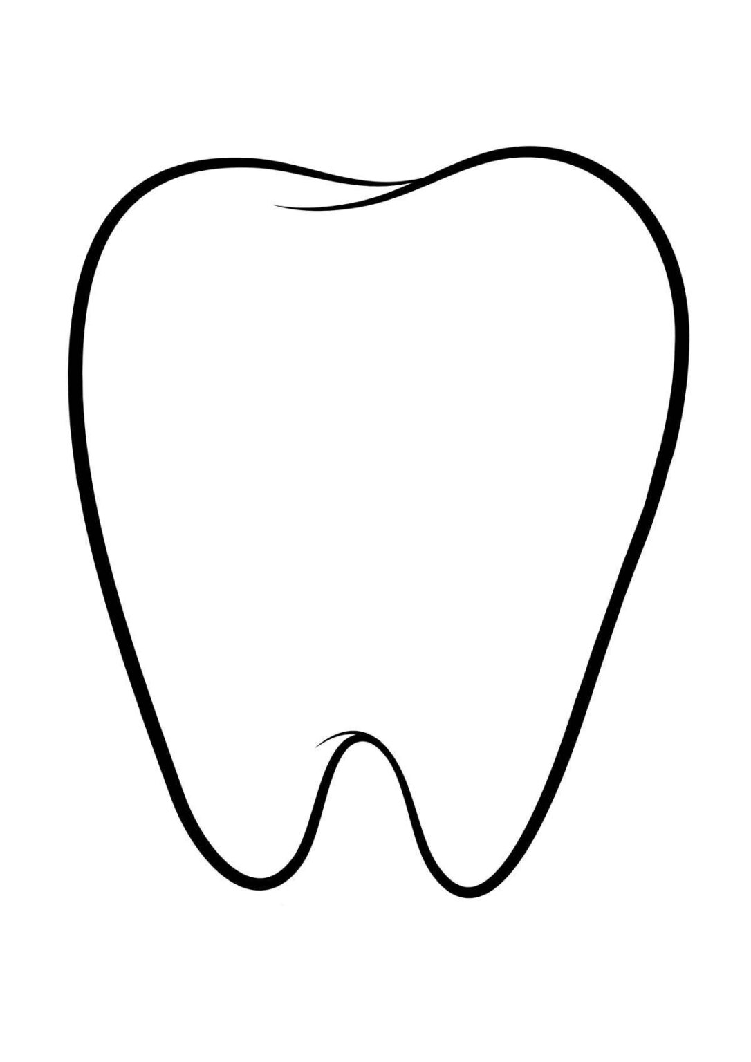 Desenho de Dentes para imprimir