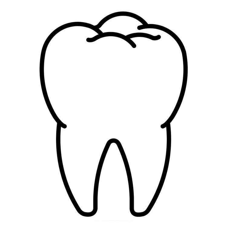 Desenho de Dentes para imprimir
