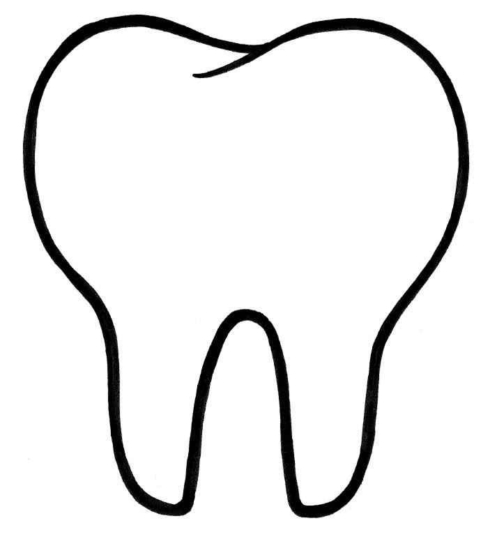 Desenho de Dentes para imprimir