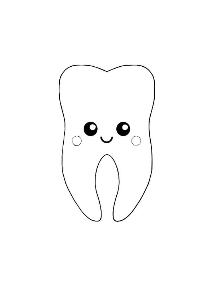 Desenho de Dentes para imprimir