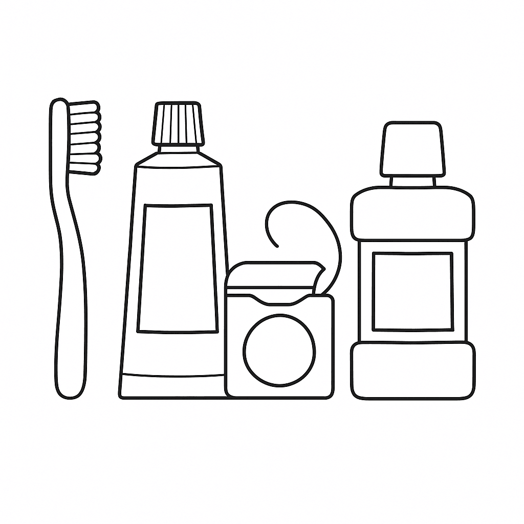 Desenho de Dentes para imprimir