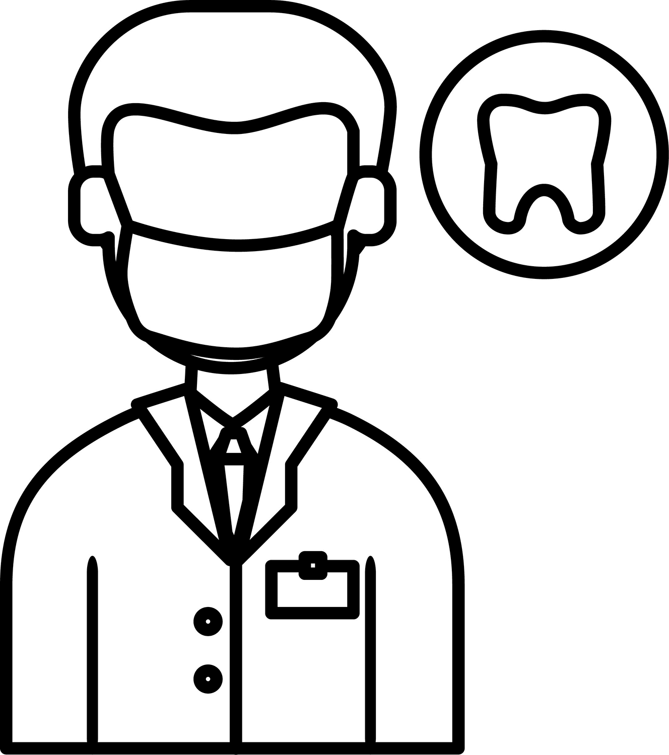 Desenho de Dentes para imprimir