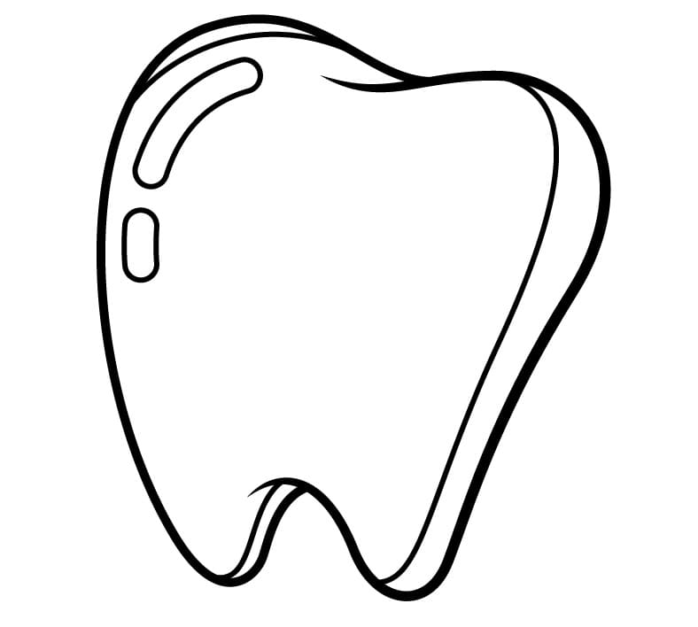 Desenho de Dentes para imprimir