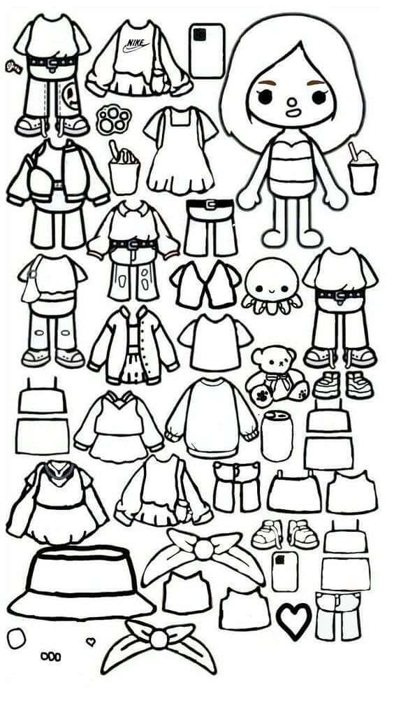 Desenho de Paper Duck para imprimir