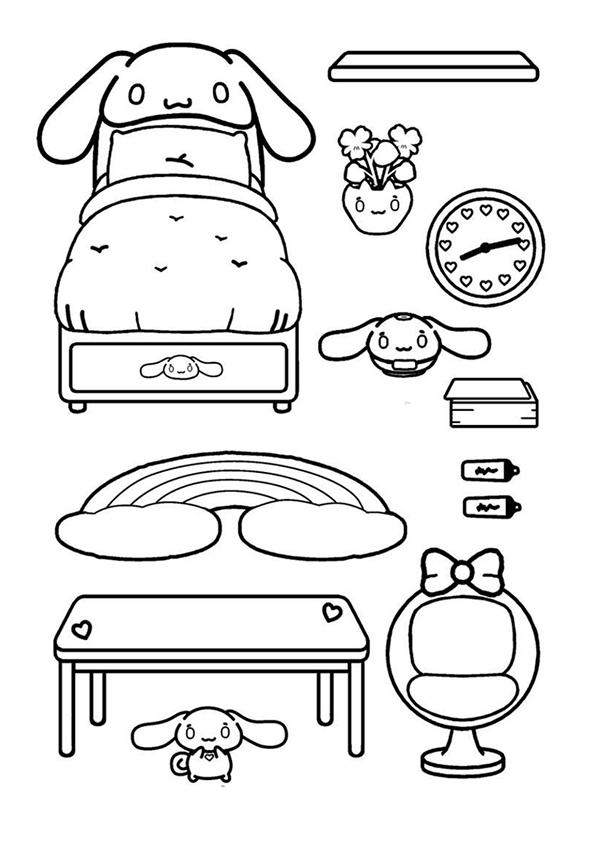 Desenho de Paper Duck para imprimir