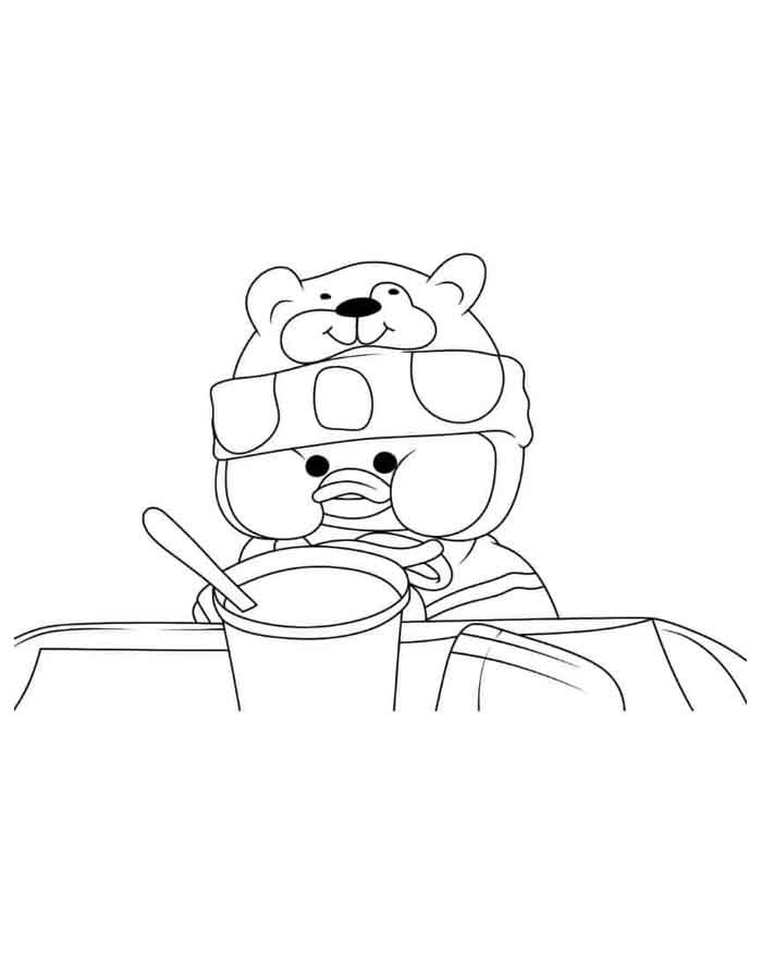 Desenho de Paper Duck para imprimir