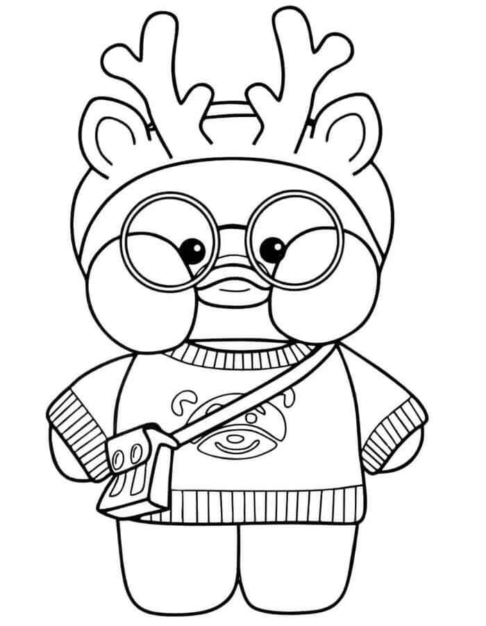 Desenho de Paper Duck para imprimir