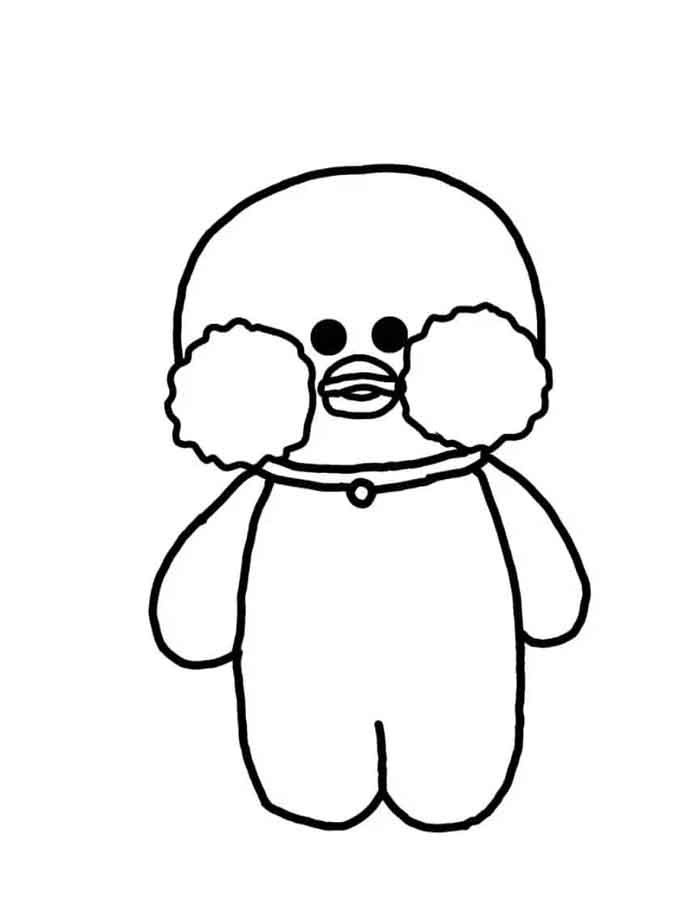 Desenho de Paper Duck para imprimir