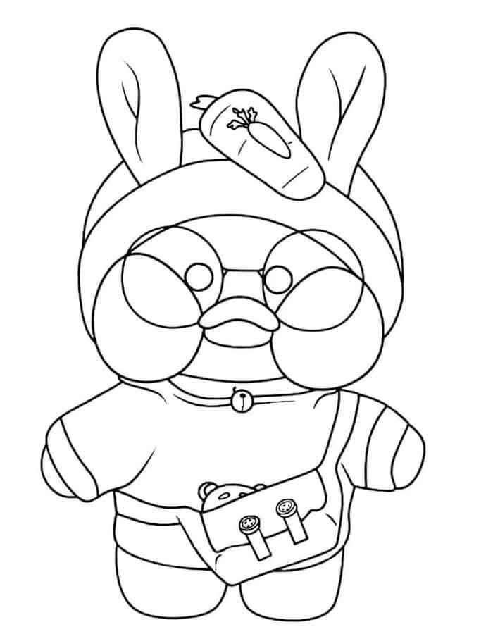 Desenho de Paper Duck para imprimir