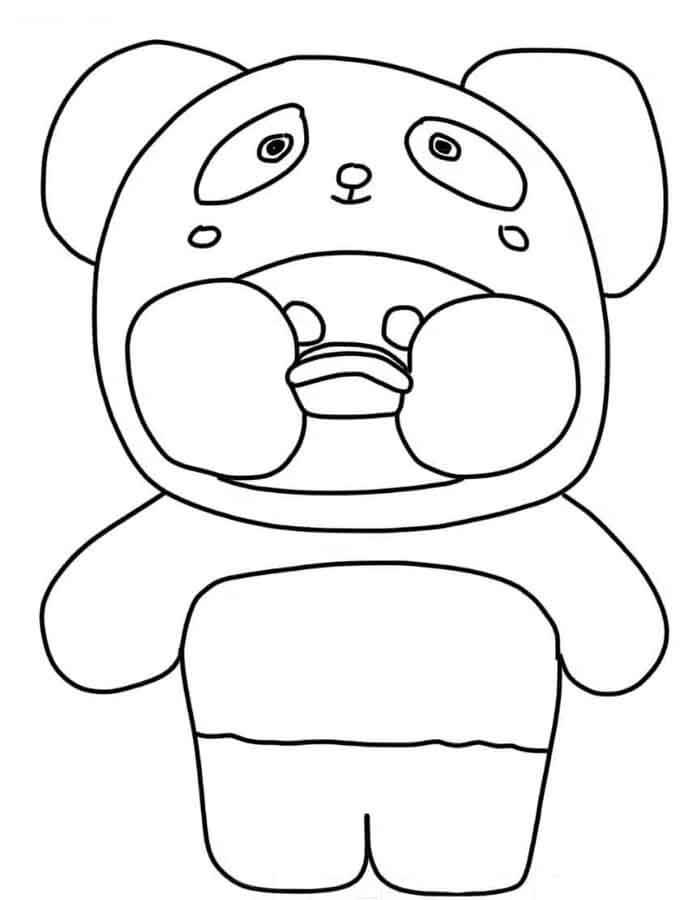 Desenho de Paper Duck para imprimir