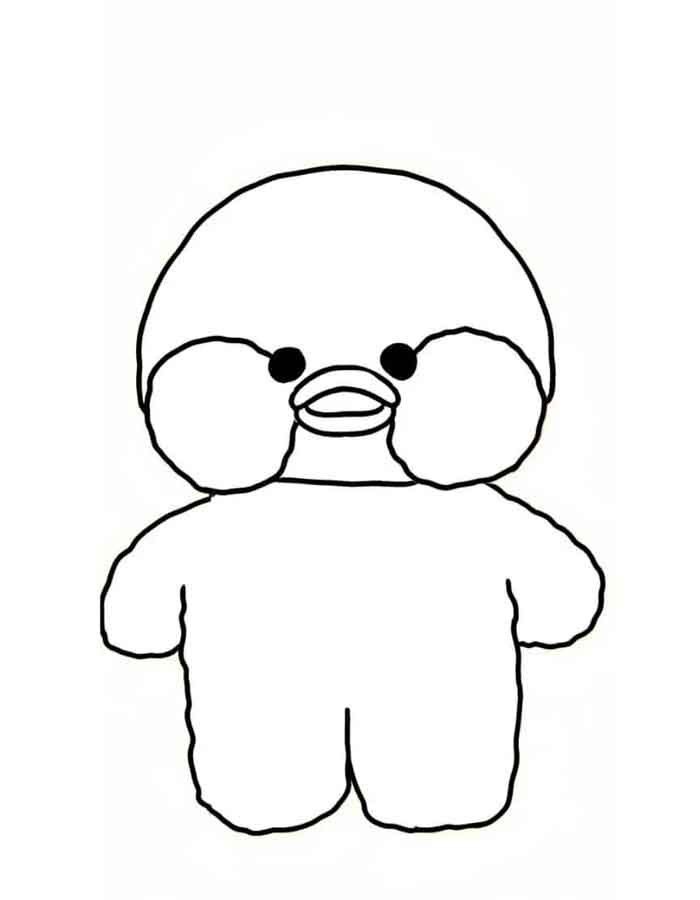 Desenho de Paper Duck para imprimir