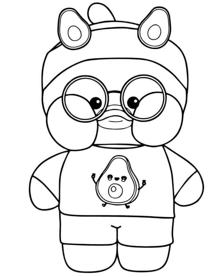 Desenho de Paper Duck para imprimir