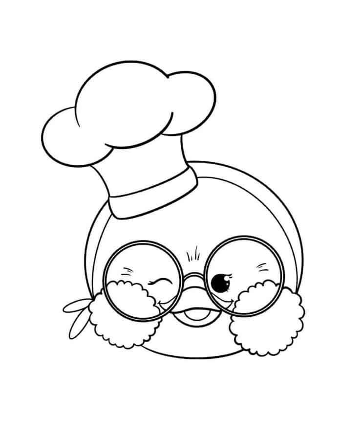 Desenho de Paper Duck para imprimir