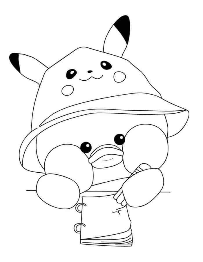 Desenho de Paper Duck para imprimir