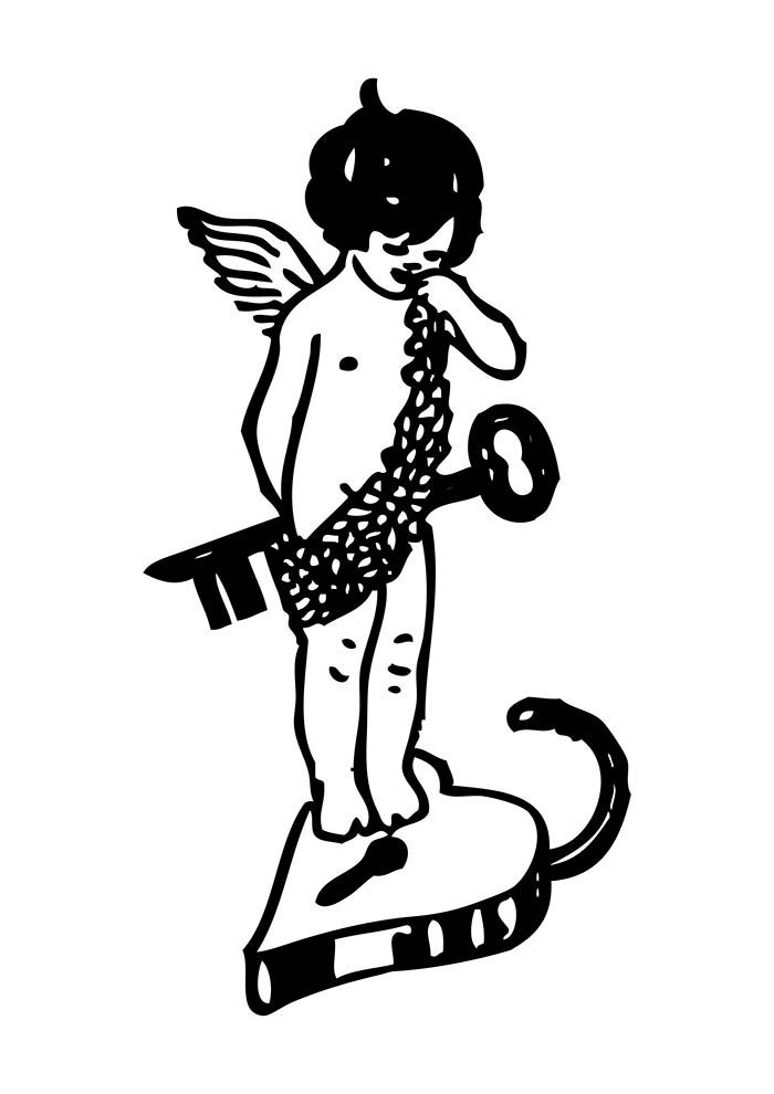 Desenho de Coração para imprimir