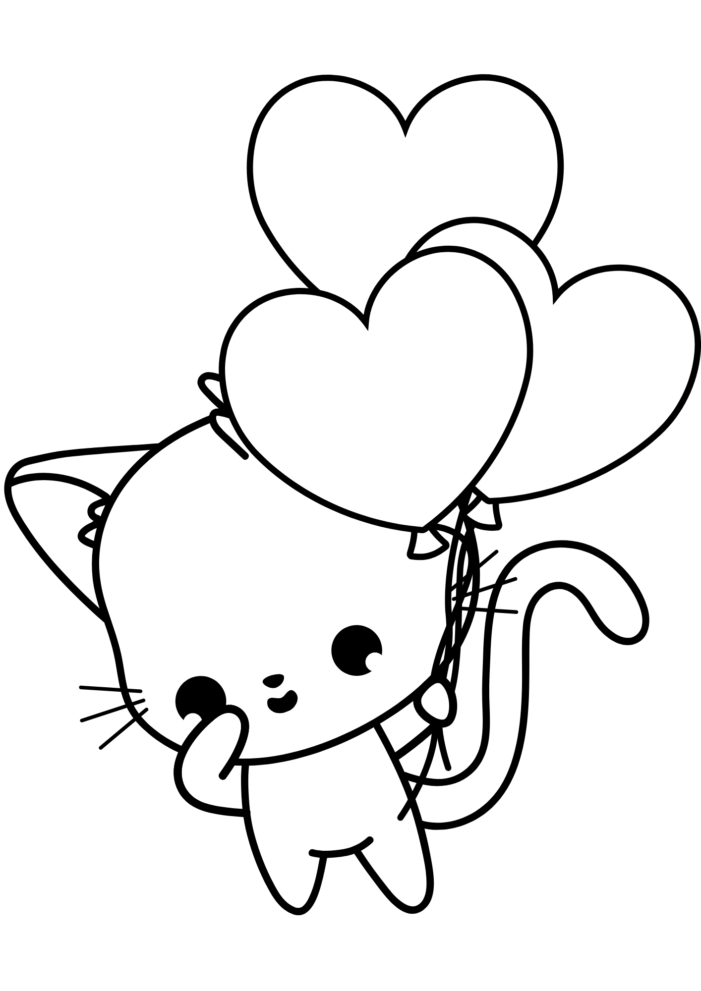 Desenho de Coração para imprimir