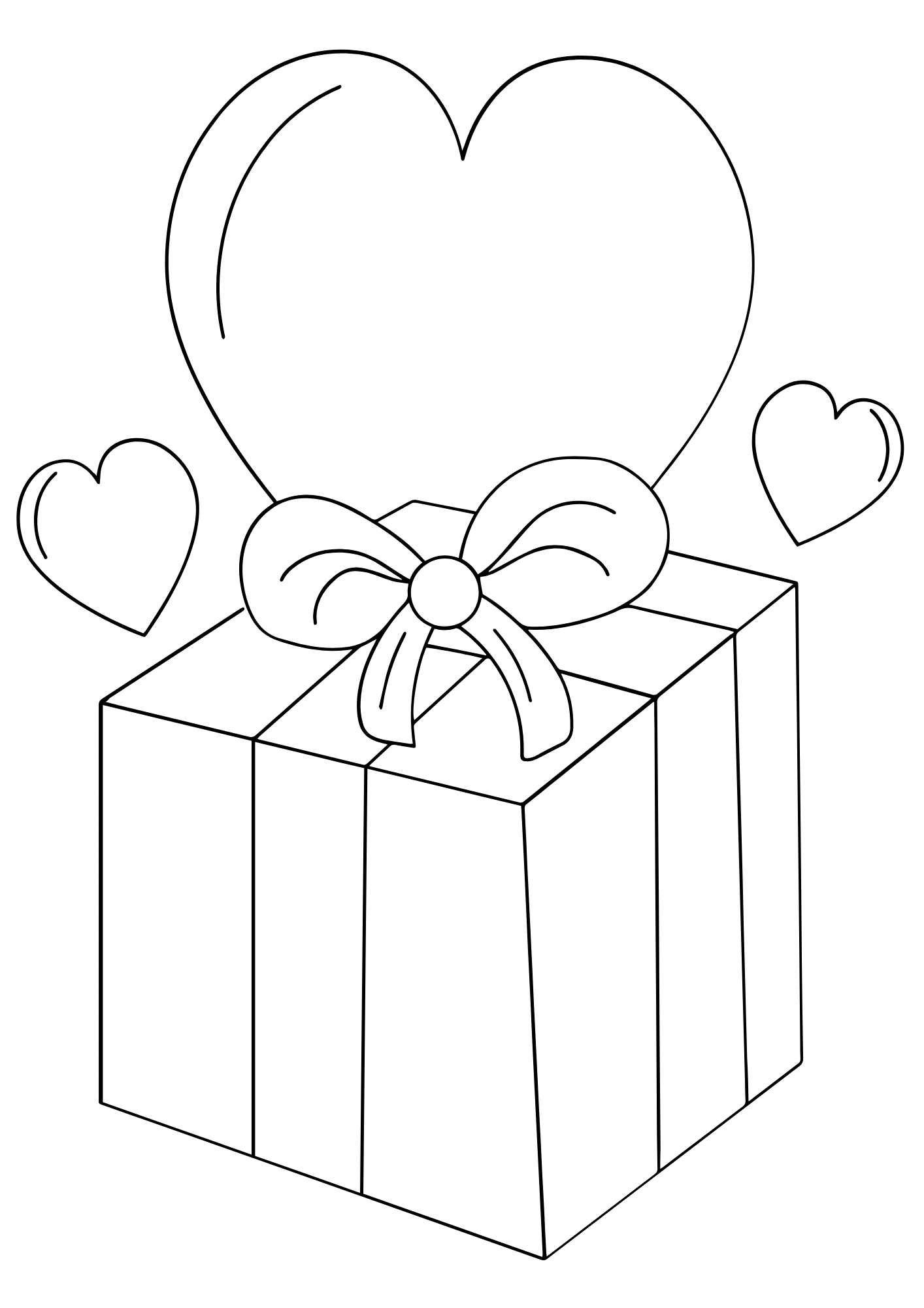 Desenho de Coração para imprimir