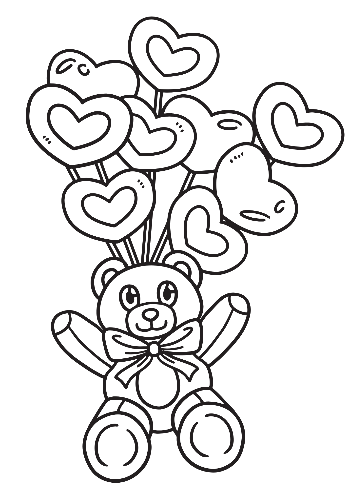 Desenho de Coração para imprimir
