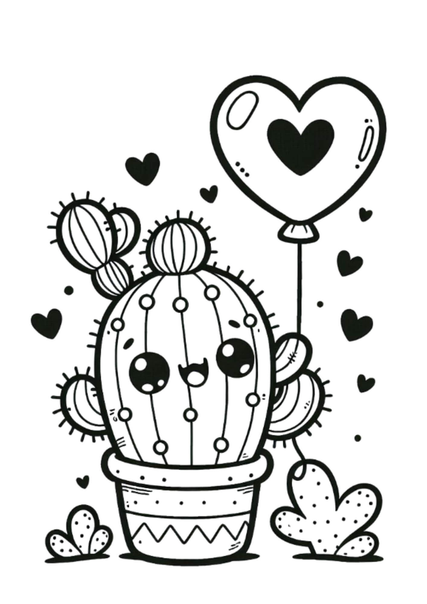 Desenho de Coração para imprimir