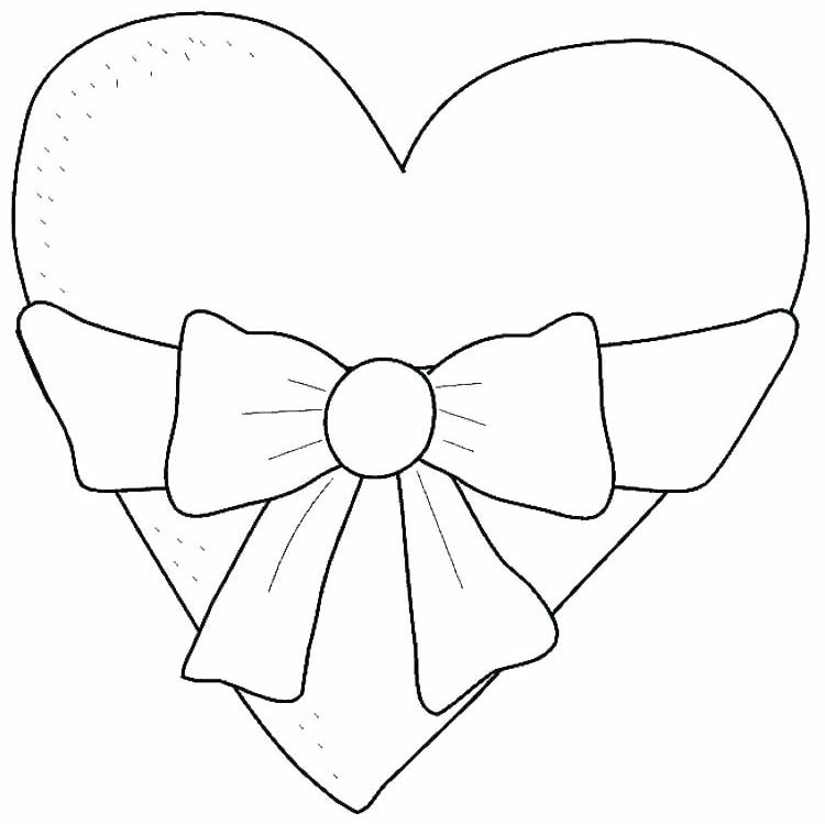 Desenho de Coração para imprimir