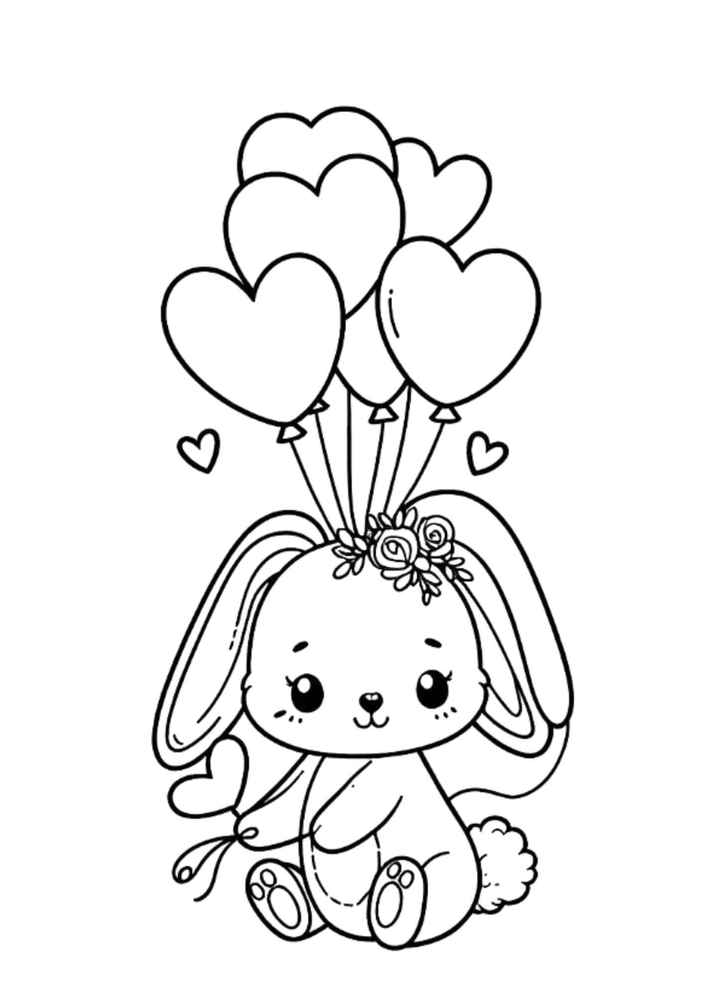 Desenho de Coração para imprimir