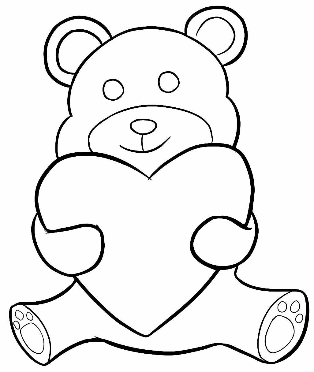 Desenho de Coração para imprimir