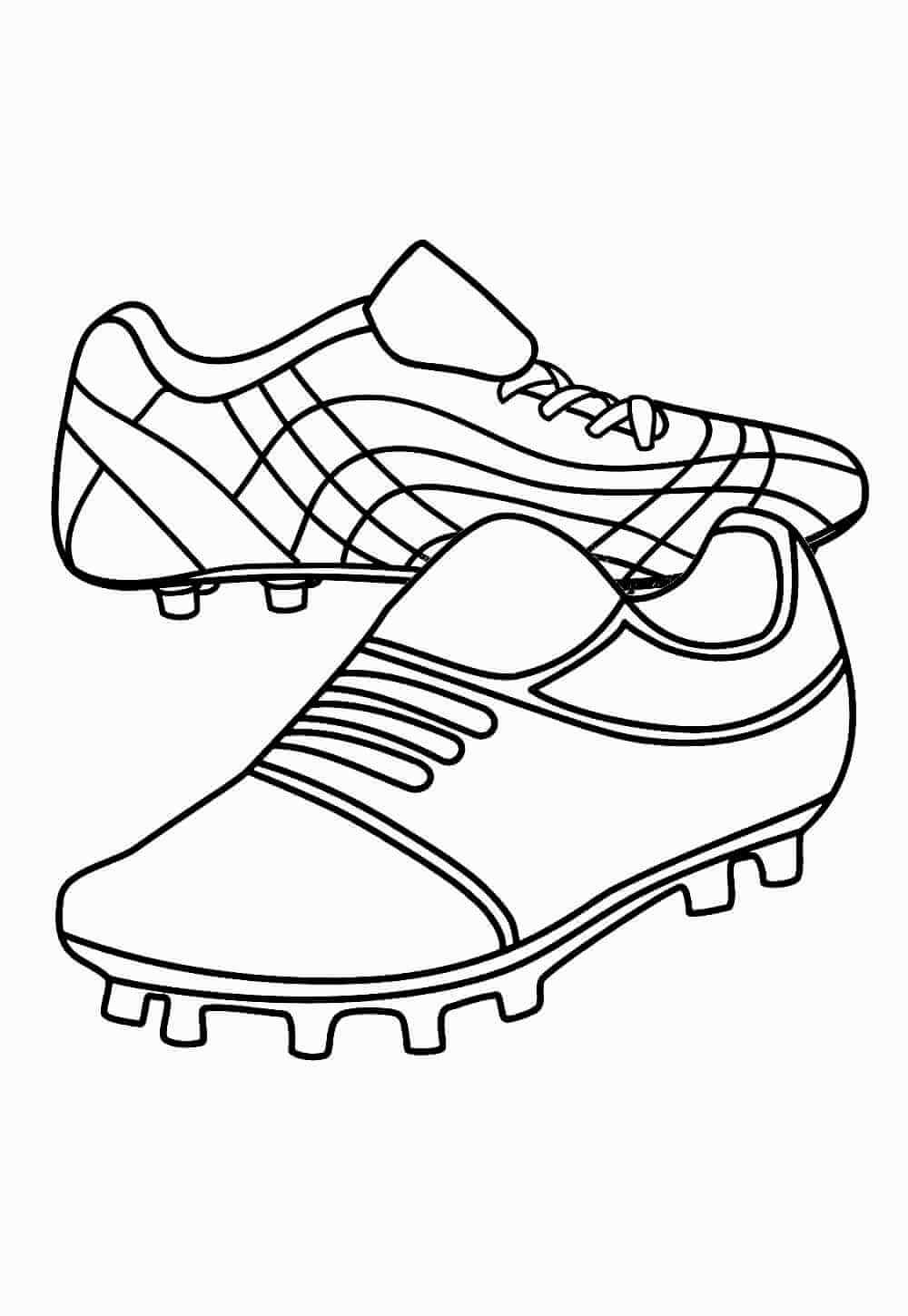 Desenho de Chuteiras para imprimir