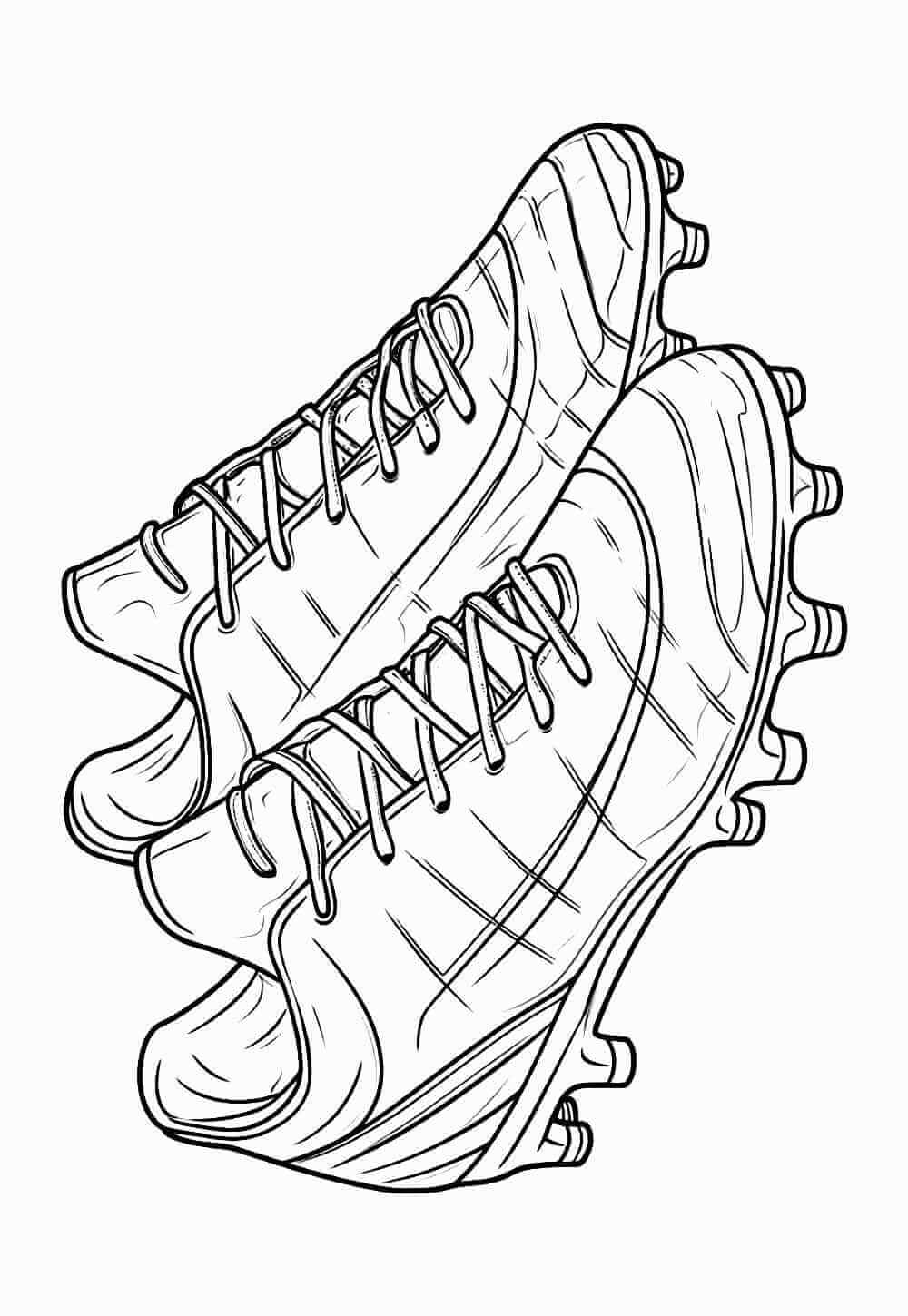 Desenho de Chuteiras para imprimir