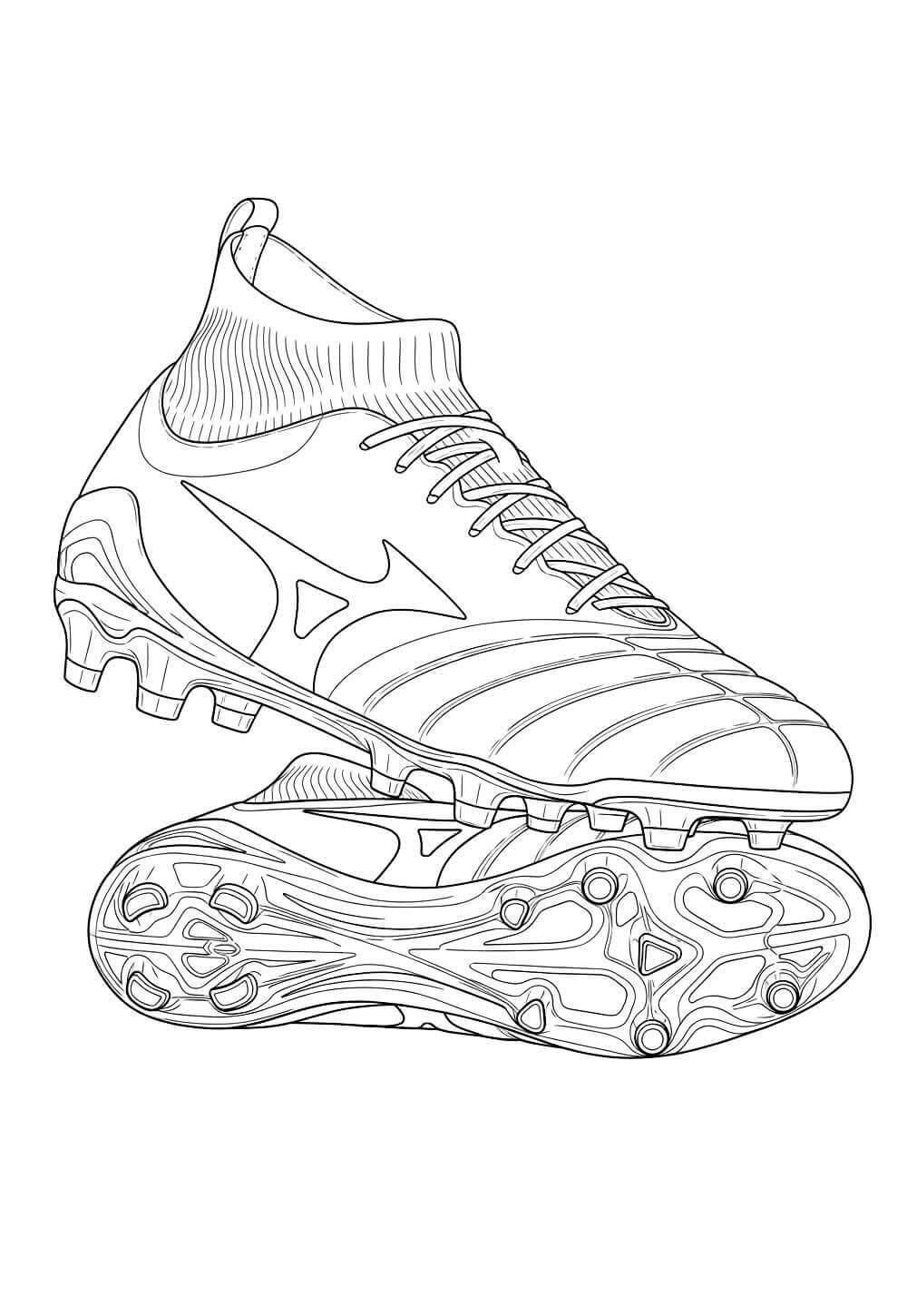 Desenho de Chuteiras para imprimir