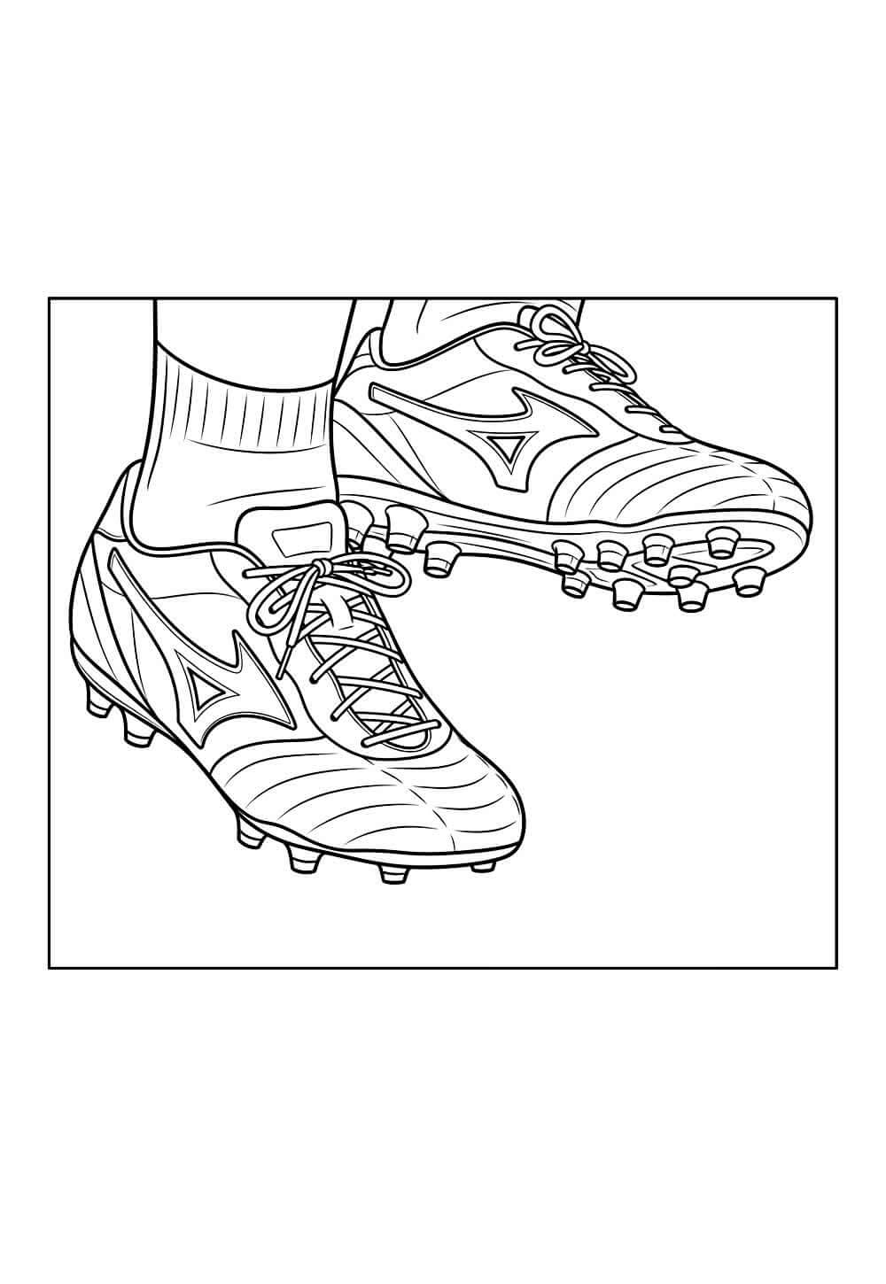 Desenho de Chuteiras para imprimir