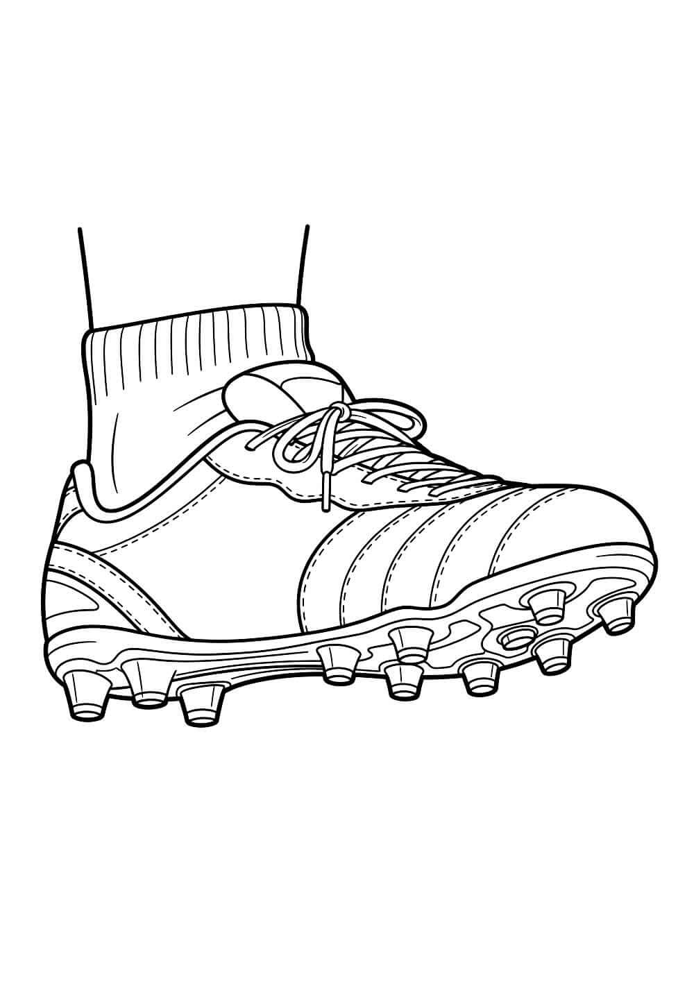 Desenho de Chuteiras para imprimir