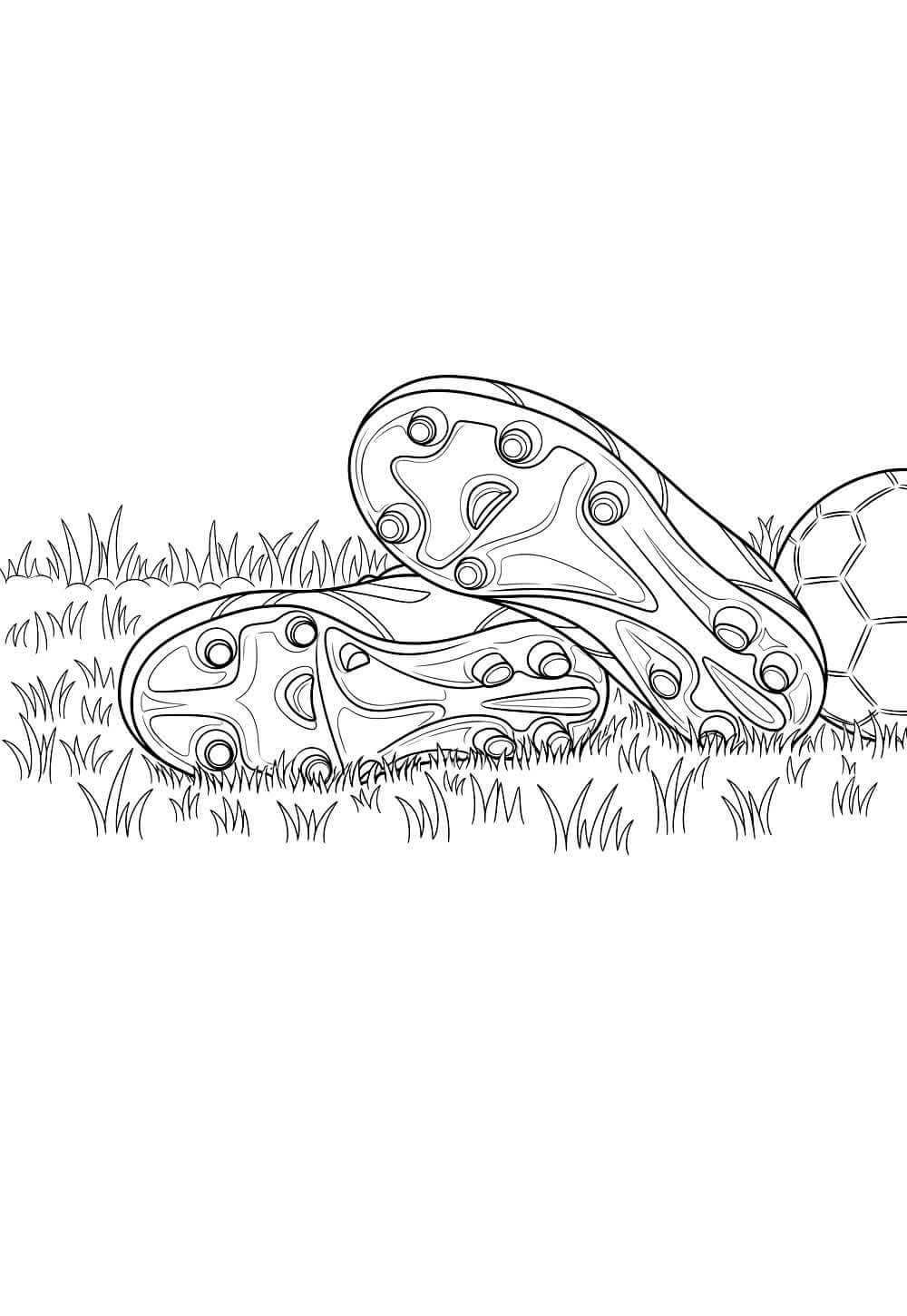 Desenho de Chuteiras para imprimir