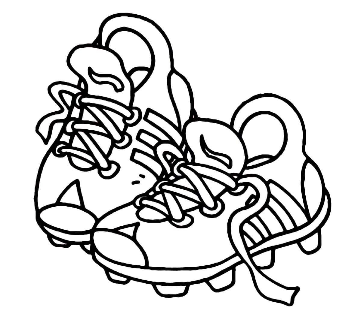 Desenho de Chuteiras para imprimir