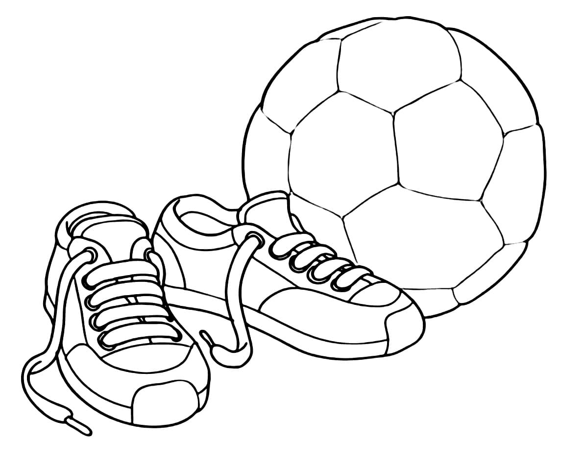 Desenho de Chuteiras para imprimir