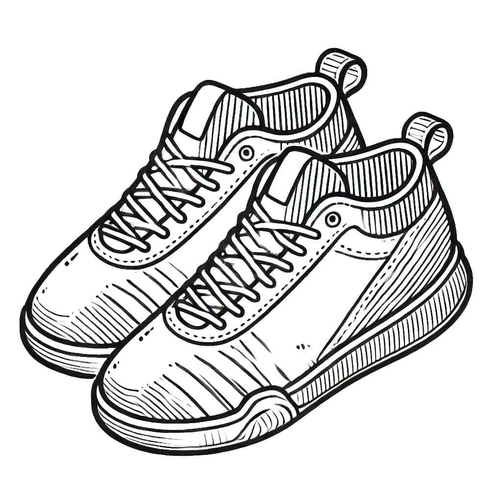 Desenho de Chuteiras para imprimir