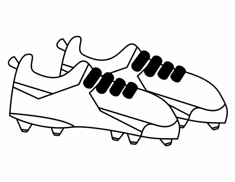 Desenho de Chuteiras para imprimir
