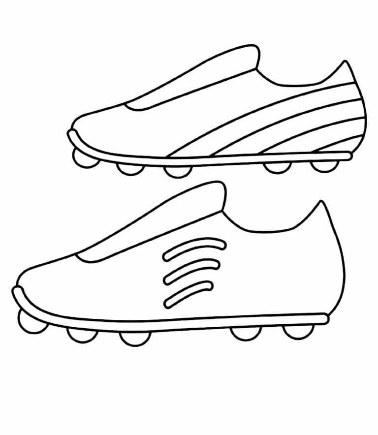 Desenho de Chuteiras para imprimir