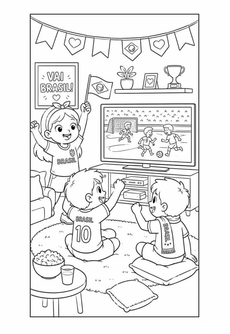 Desenho de Copa do Mundo da FIFA 2026 para imprimir