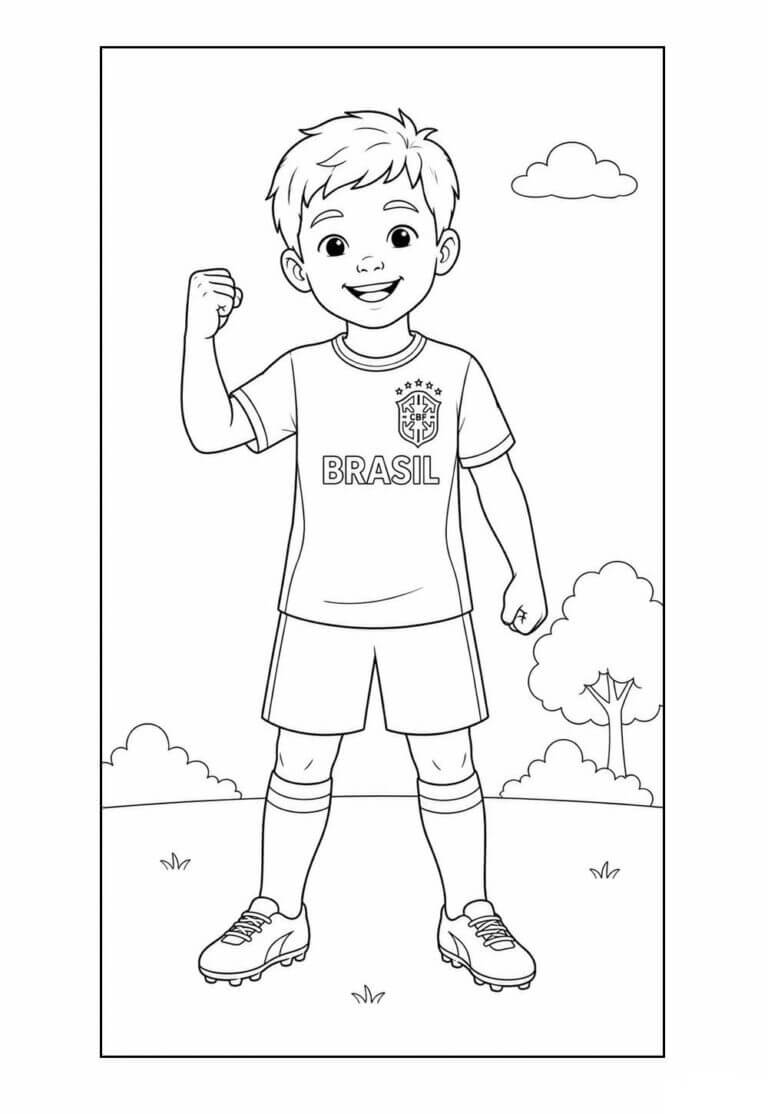 Desenho de Copa do Mundo da FIFA 2026 para imprimir