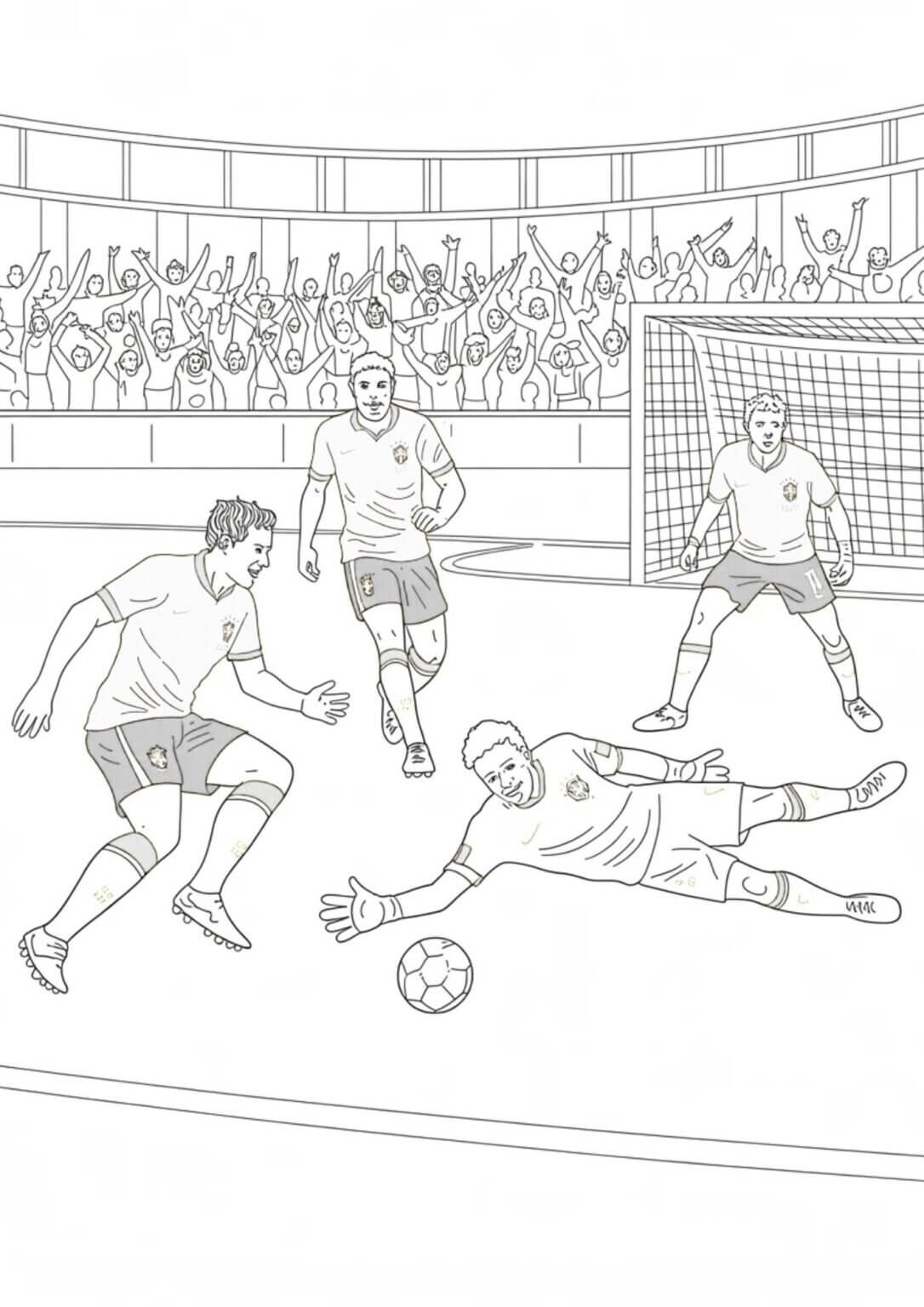 Desenho de Copa do Mundo da FIFA 2026 para imprimir