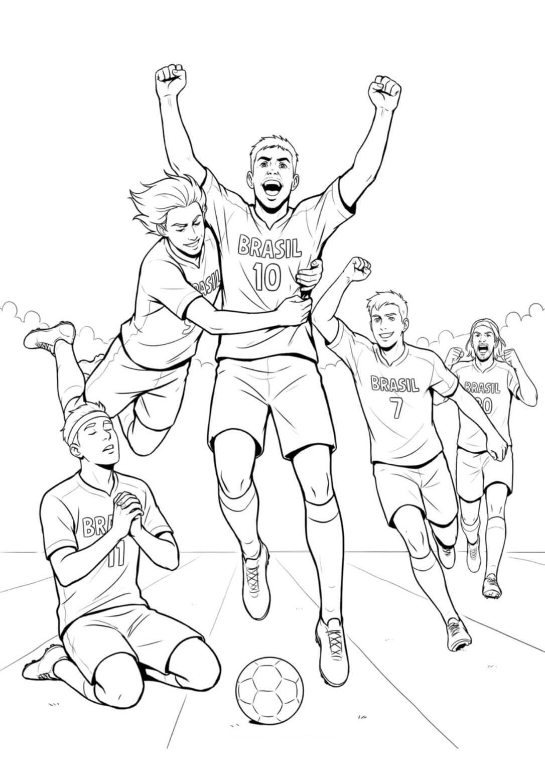 Desenho de Copa do Mundo da FIFA 2026 para imprimir