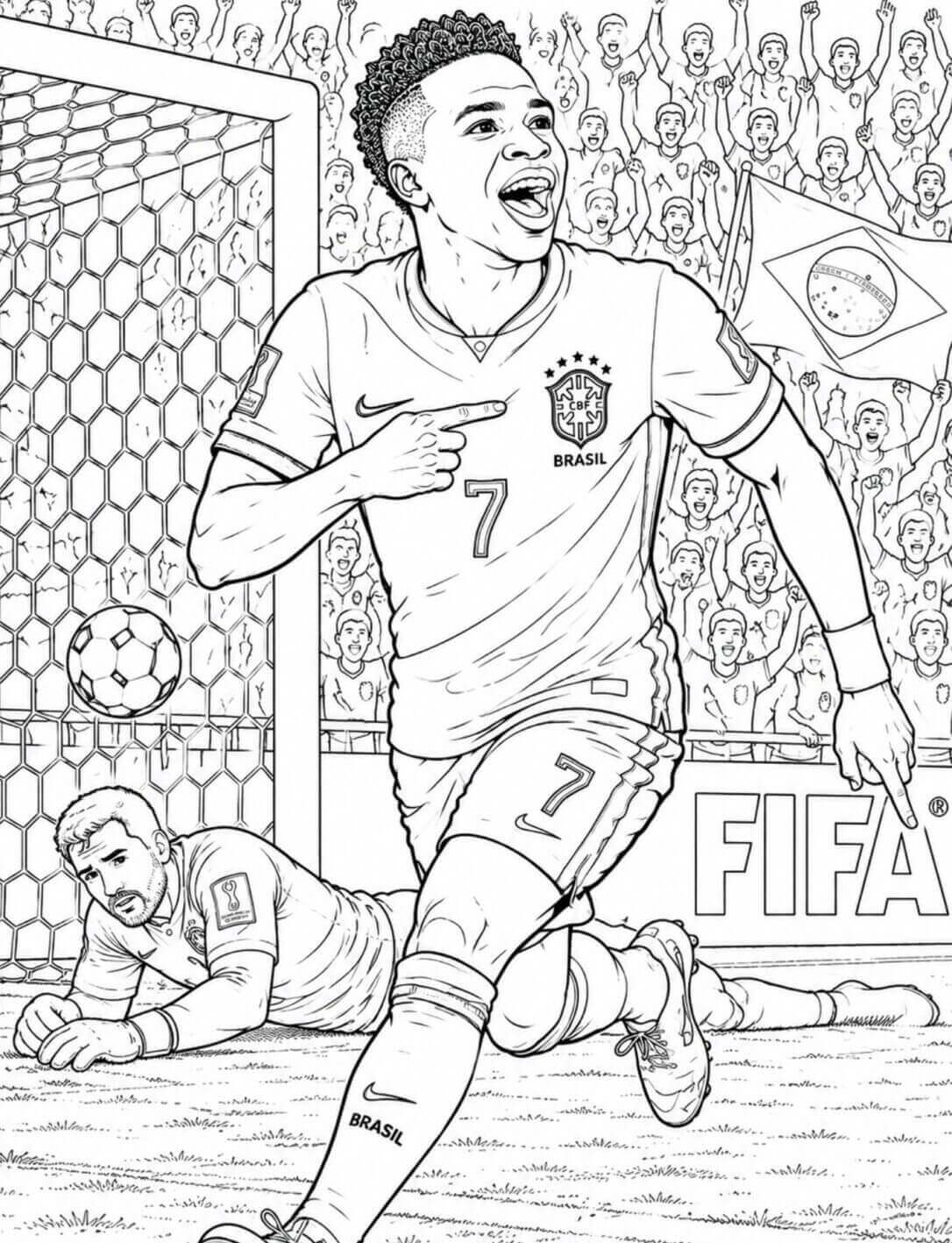 Desenho de Copa do Mundo da FIFA 2026 para imprimir