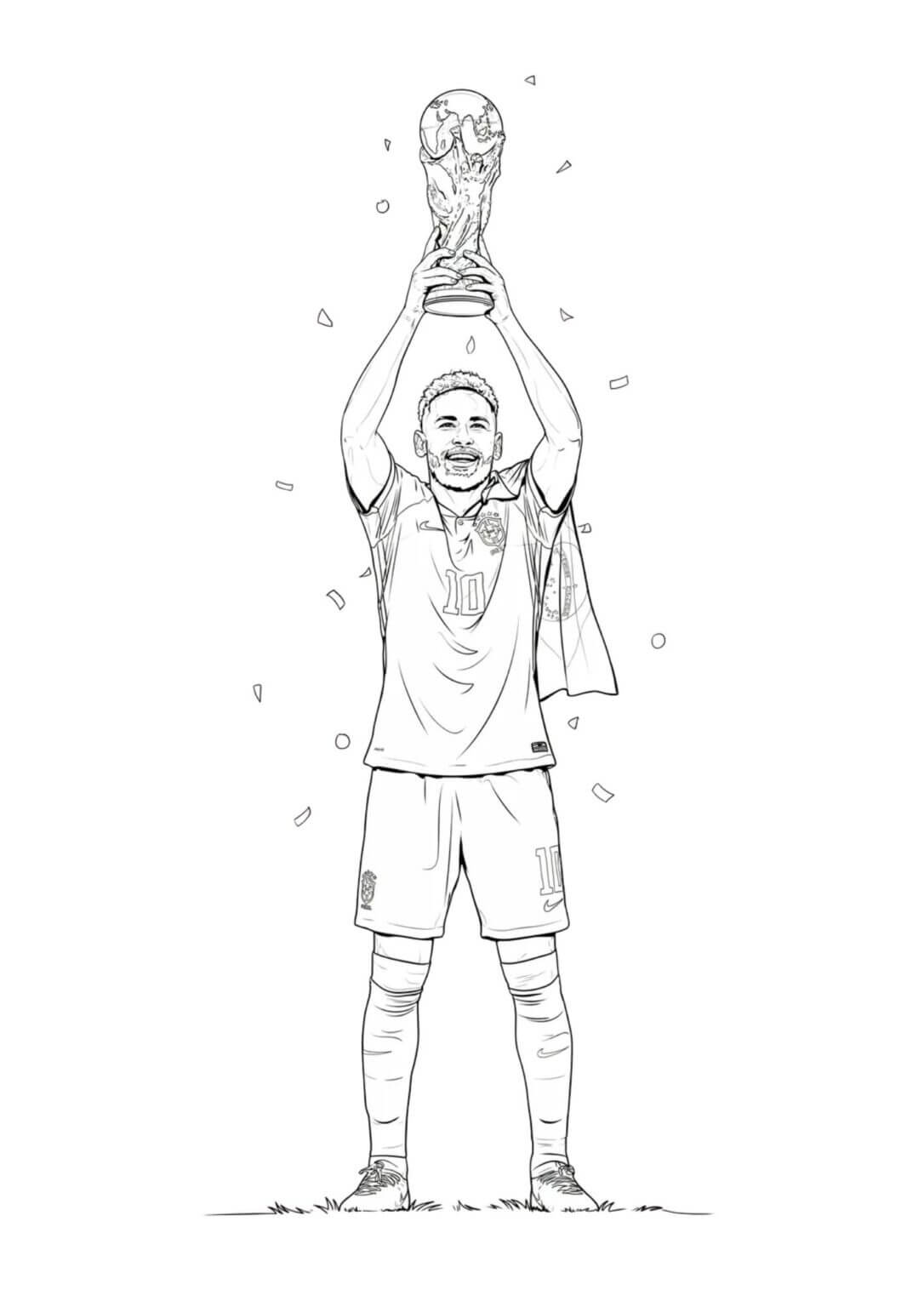 Desenho de Copa do Mundo da FIFA 2026 para imprimir