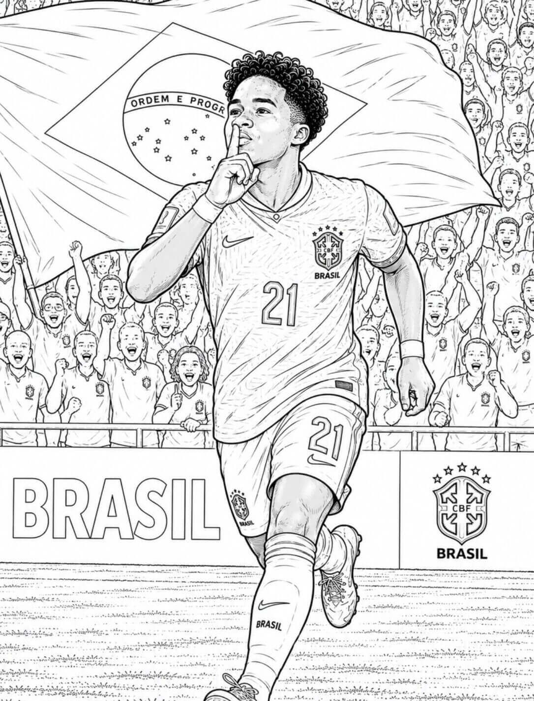 Desenho de Copa do Mundo da FIFA 2026 para imprimir