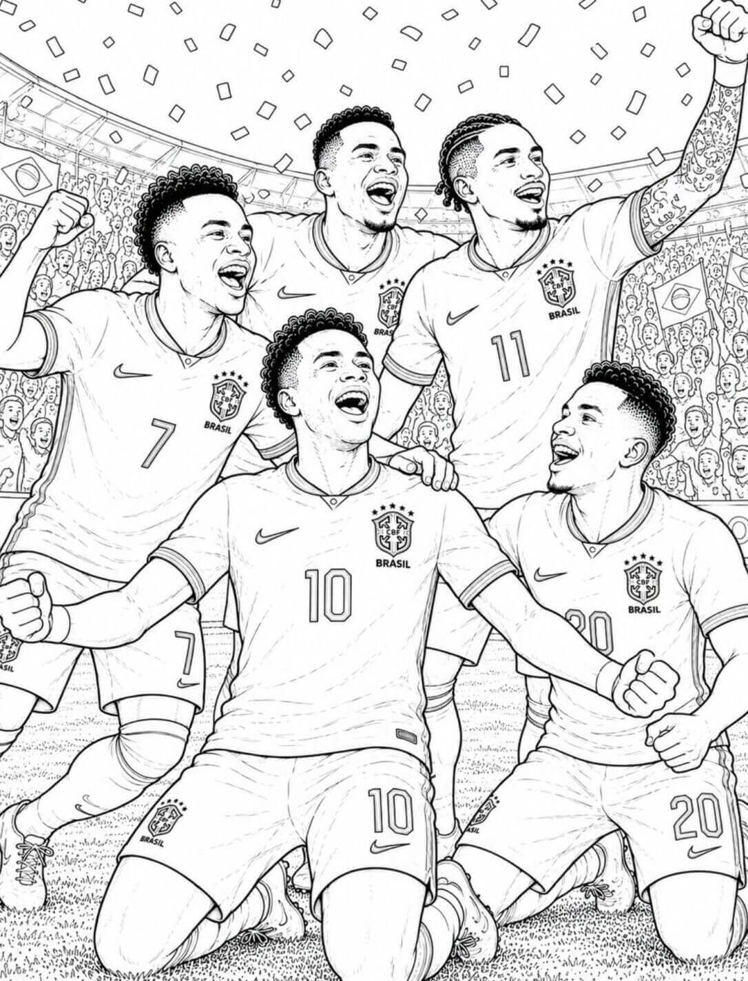 Desenho de Copa do Mundo da FIFA 2026 para imprimir
