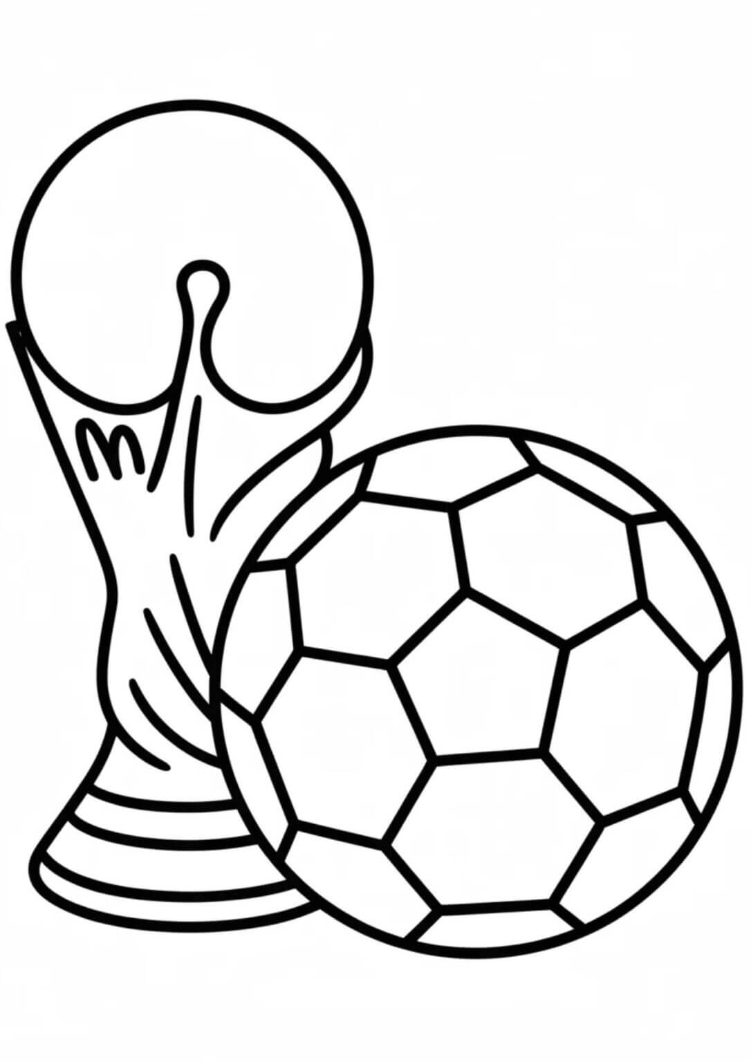 Desenho de Copa do Mundo da FIFA 2026 para imprimir